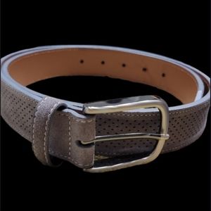 Johnston & Murphy suede belt